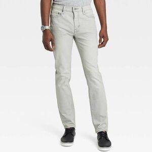 Mens Slim Fit Jeans - Goodfellow & Co - Light Gray - sz 40x30 - new